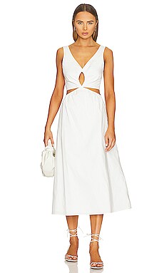 ANINE BING Dione Dress in White REVOLVE