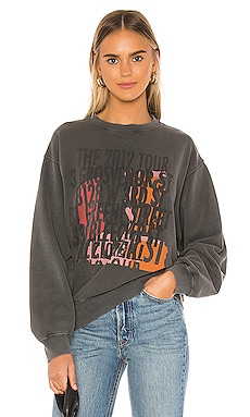 ANINE BING Ramona Sweatshirt in Charcoal | REVOLVE