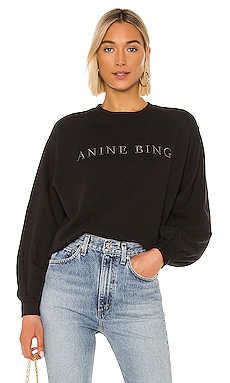 ANINE Esme Sweatshirt in Black REVOLVE