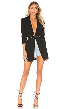 ANINE BING Charlotte Blazer in Black REVOLVE