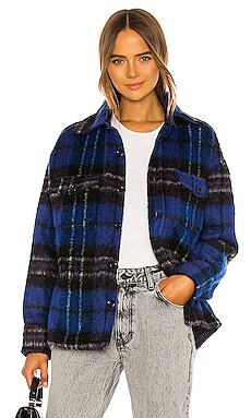

Куртка samone - ANINE BING, Синий, Шерстяные пальто