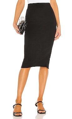 ANINE BING Riley Skirt in Black REVOLVE