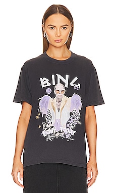 ANINE BING Lili Tee x Iscreamcolour x Elton John in Washed Black