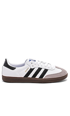 adidas Originals Samba Og Sneaker in White, Black, & Clear Granite ...