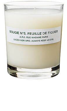Bougie Parfume Candle Fefuille De Figuier A.P.C.