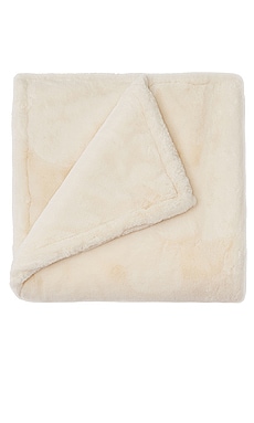 Shirley Faux Fur Blanket Apparis $125 