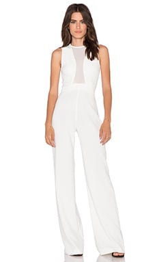 aqaq white jumpsuit