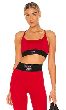 CK Sport Red Sports Bra + Leggings Set