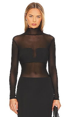 Womens Wolford black Buenos Aires String Bodysuit