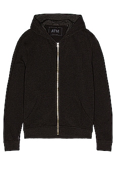 French Terry Zip Hoodie ATM Anthony Thomas Melillo $225 NEW