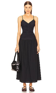 Malinda Slip Dress In Black