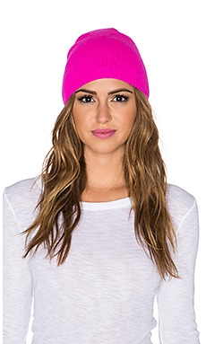 Autumn Cashmere Asymmetric Bag Hat in Barbie REVOLVE