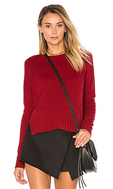 Autumn Cashmere Crew Neck Sweater in Pepperberry | REVOLVE