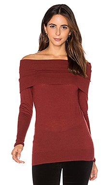 Autumn Cashmere Off Shoulder Sweater in Sienna REVOLVE