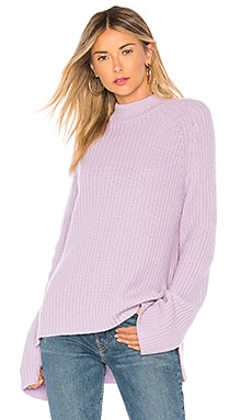 

Свитер - Autumn Cashmere, Бледно-лиловый, Вырез лодочкой
