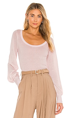 

Топ - Autumn Cashmere, Розовый, Дутые рукава