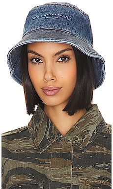 Alexander Wang】bucket hat in denim - 帽子