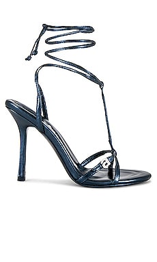Alexander Wang Lucienne 105 Strappy Sandal in Metallic Navy Alexander Wang $487 Previous price: $695 