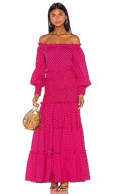 Alexis Thalssa Gown in Fuchsia Dot