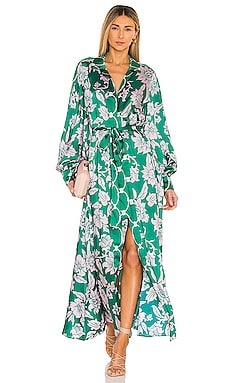 Alexis green outlet floral dress