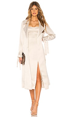 Alexis jocasta belted trench sale coat