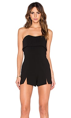 Alexis Kia Romper in Black | REVOLVE