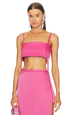 retrofete Deidre Bralette in Neon Pink