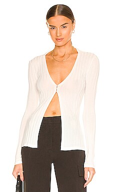 Olbia Collared Knit Top Aya Muse $181 