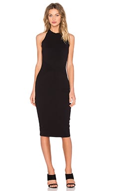 Michael Stars Racerback Midi Dress in Black