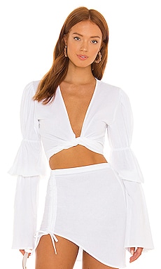 Product image of Bananhot X REVOLVE Tie Front Top. Click to view full details