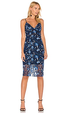 Bardot Sapphire Midi Dress in Floral | REVOLVE