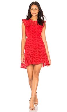Bardot Kira Dress in Red | REVOLVE