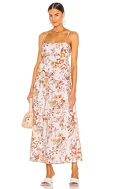 The Daisy Dress in Natural Dainty Floral – V. Chapman