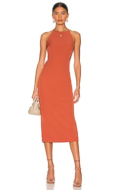 Bardot Ramona Midi Dress in Copper | REVOLVE