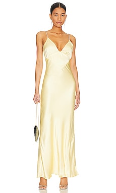 Jill jill stuart crossover satin gown sale