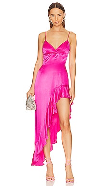 Bardot Ember Midi Dress in Pop Pink | REVOLVE
