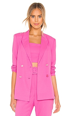 Avery Boucle Blazer in Pink