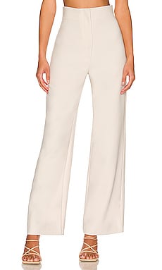 Bardot Anna High Waist Pant in Beige | REVOLVE