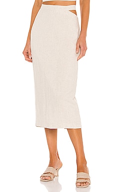 Product image of Bardot Midi Cut Out Skirt. Click to view full details