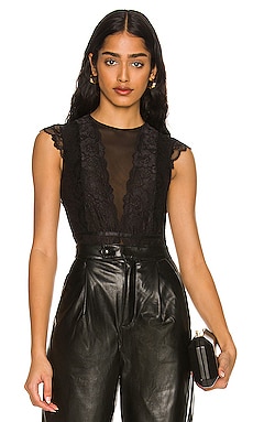 Ambrosia Lace Bodysuit Bardot $89 