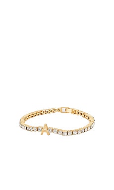 Gemstone Initial Bracelet BaubleBar $48 
