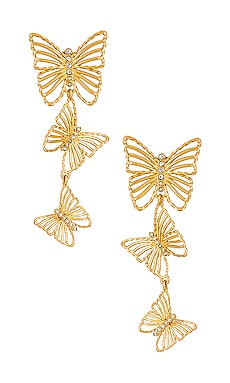 Claudina 14k Gold Plated Earrings BaubleBar $42 