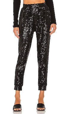 Steve Madden Glitter End Jogger in Black | REVOLVE