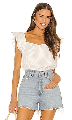 Steve Madden Hey Cowgirl Top in Optic White | REVOLVE