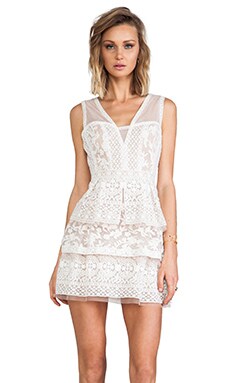 Bcbg cheap cream dress