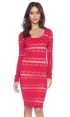 BCBGMAXAZRIA Tanya Dress in Sangria REVOLVE