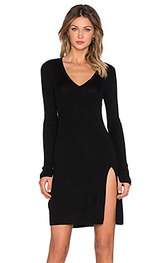 BCBGMAXAZRIA Macki Sweater Dress in Black REVOLVE