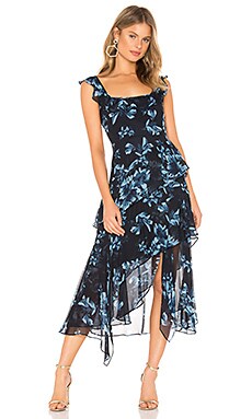 

Коктейльное платье - BCBGMAXAZRIA, Синий, Миди