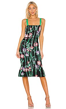 Bcbg floral midi sales dress