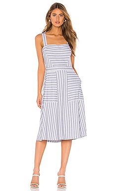 

Платье-солнцеклёш - BCBGMAXAZRIA, Серый, Миди